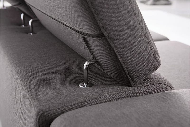 View Bäddsoffa 3-sits med Schäslong Vänster - Ljusgrå - Möbler - Vardagsrum - Bäddsoffor - Hörnbäddsoffa