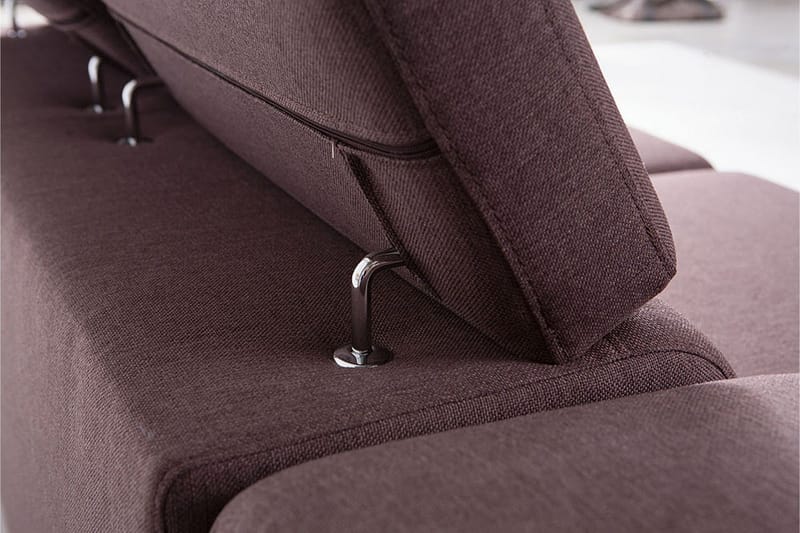 View Bäddsoffa 3-sits med Schäslong Vänster - Mörkgrå - Möbler - Vardagsrum - Bäddsoffor - Hörnbäddsoffa