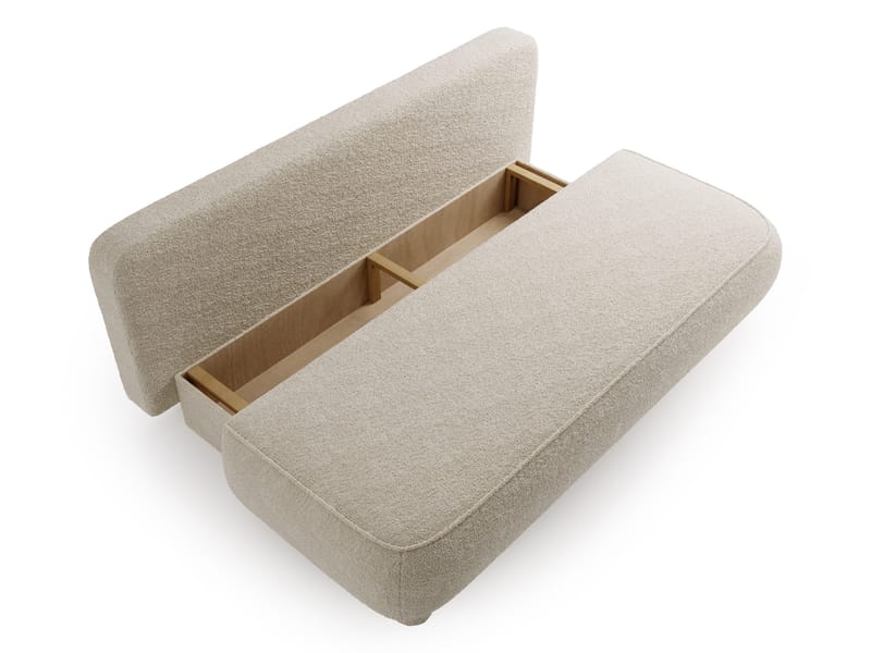 Villoruela Bäddsoffa 3-sits - Brun - Möbler - Vardagsrum - Bäddsoffor