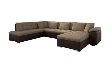 VILLOSA U-Bäddsoffa 350x205x76 cm Divan Höger