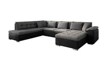 VILLOSA U-Bäddsoffa 350x205x76 cm Divan Höger