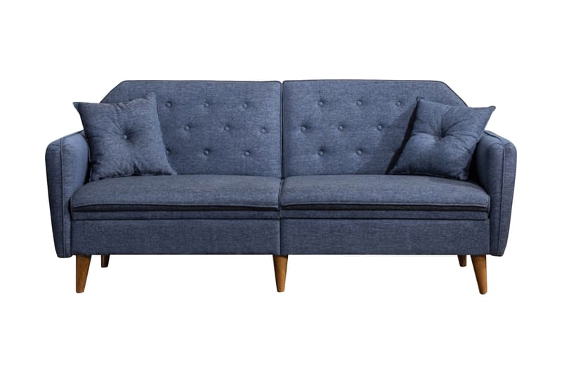 VINCENZO Bäddsoffa 3-sits Mörkblå - Möbler - Vardagsrum - Bäddsoffor