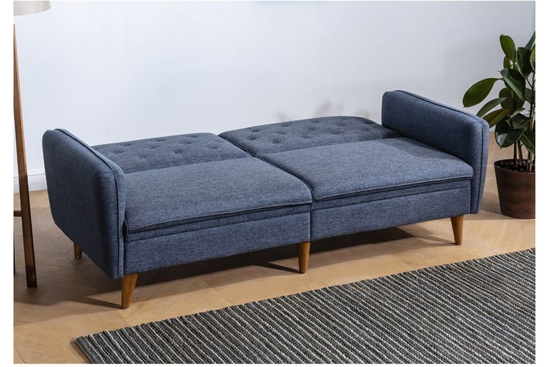 VINCENZO Bäddsoffa 3-sits Mörkblå - Möbler - Vardagsrum - Bäddsoffor