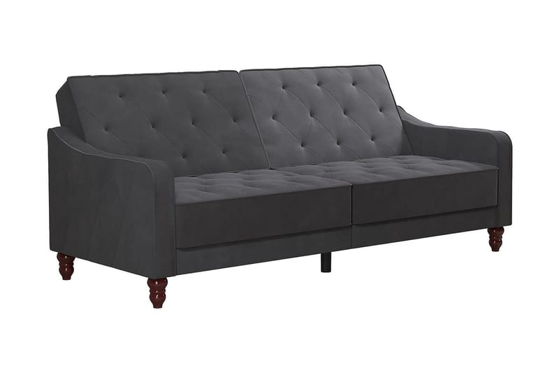 Vintage Tufted 2-sits Bäddsoffa Grå - Novogratz - Möbler - Vardagsrum - Bäddsoffor - 2-sits bäddsoffa
