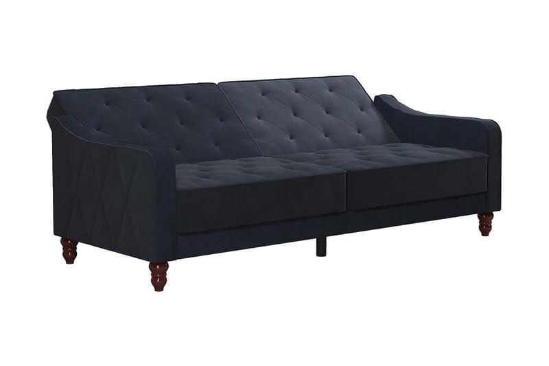 Vintage Tufted 2-sits Bäddsoffa Marinblå - Novogratz - Möbler - Vardagsrum - Bäddsoffor - 2-sits bäddsoffa