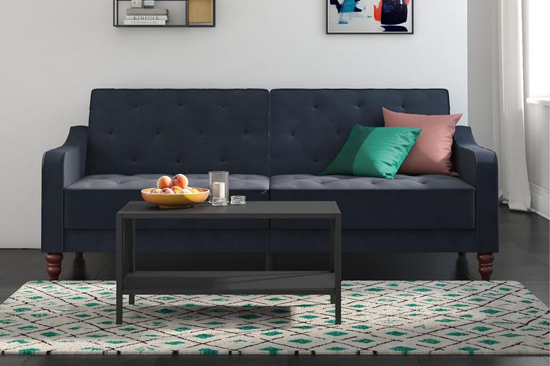 VINTAGE TUFTED 2-sits Bäddsoffa Marinblå - Novogratz - Möbler - Vardagsrum - Bäddsoffor - 2-sits bäddsoffa