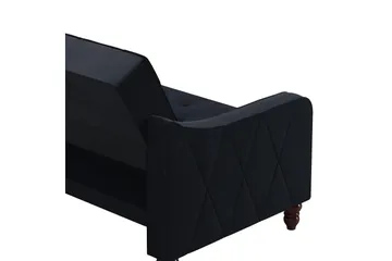 Vintage Tufted 2-sits Bäddsoffa Marinblå - Novogratz - Möbler - Vardagsrum - Bäddsoffor - 2-sits bäddsoffa