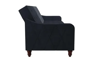 Vintage Tufted 2-sits Bäddsoffa Marinblå - Novogratz - Möbler - Vardagsrum - Bäddsoffor - 2-sits bäddsoffa