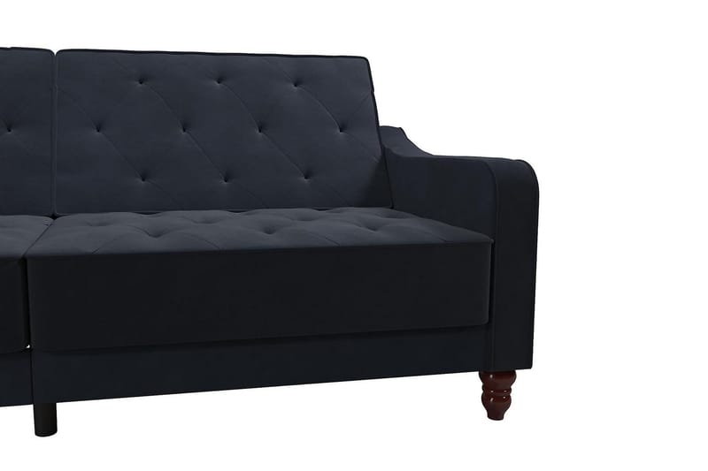 Vintage Tufted 2-sits Bäddsoffa Marinblå - Novogratz - Möbler - Vardagsrum - Bäddsoffor - 2-sits bäddsoffa