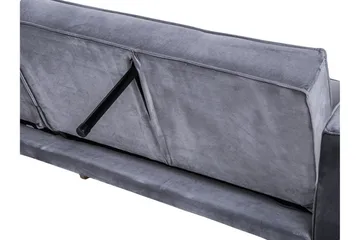 Visnes Bäddsoffa 218 cm - Grå - Möbler - Vardagsrum - Bäddsoffor