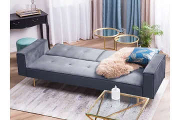 Visnes Bäddsoffa 218 cm - Grå - Möbler - Vardagsrum - Bäddsoffor