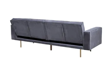 Visnes Bäddsoffa 218 cm - Grå - Möbler - Vardagsrum - Bäddsoffor