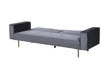 Visnes Bäddsoffa 218 cm - Grå - Möbler - Vardagsrum - Bäddsoffor