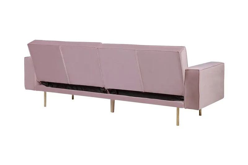 Visnes Bäddsoffa 218 cm - Rosa - Möbler - Vardagsrum - Bäddsoffor