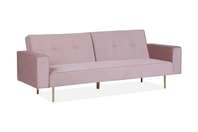 Visnes Bäddsoffa 218 cm, Rosa