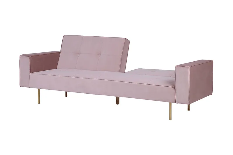 Visnes Bäddsoffa 218 cm - Rosa - Möbler - Vardagsrum - Bäddsoffor