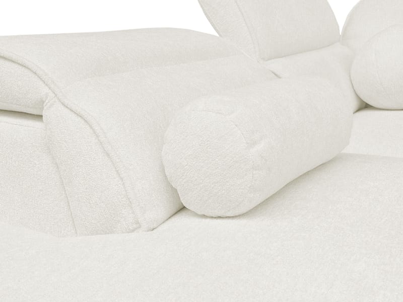 Vitoran 3-sits Bäddsoffa med Schäslong Högervänd - vit - Möbler - Vardagsrum - Bäddsoffor - Hörnbäddsoffa