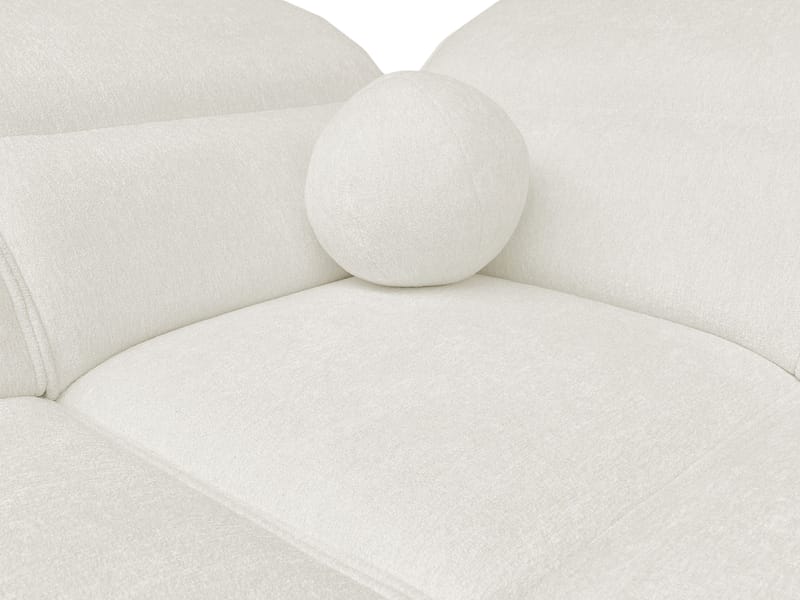 Vitoran 3-sits Bäddsoffa med Schäslong Högervänd - vit - Möbler - Vardagsrum - Bäddsoffor - Hörnbäddsoffa