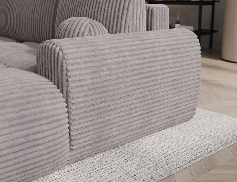 Vittario 3-sits Bubblig Bäddsoffa med Divan och förvaring Höger - Modullo 03 - Möbler - Vardagsrum - Bäddsoffor - Hörnbäddsoffa