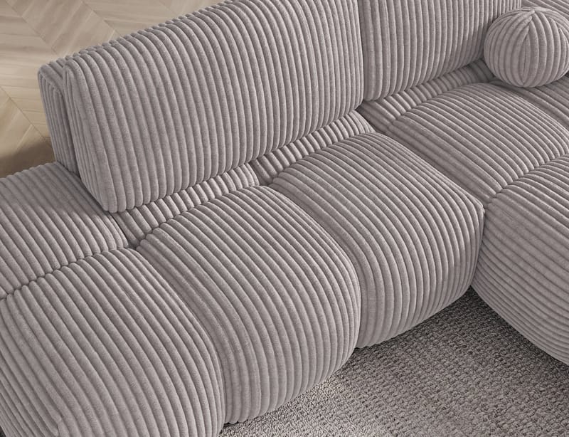Vittario 3-sits Bubblig Bäddsoffa med Divan och förvaring Höger - Modullo 03 - Möbler - Vardagsrum - Bäddsoffor - Hörnbäddsoffa