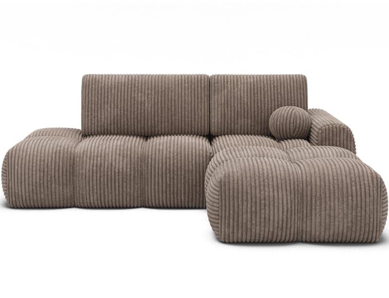 Vittario 3-sits Bubblig Bäddsoffa med Divan och förvaring Höger - Modullo 20 - Möbler - Vardagsrum - Bäddsoffor - Hörnbäddsoffa