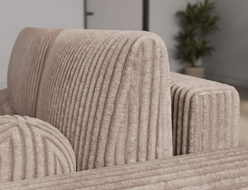 Vittario 3-sits Bubblig Bäddsoffa med Divan och förvaring Höger - Modullo 20 - Möbler - Vardagsrum - Bäddsoffor - Hörnbäddsoffa