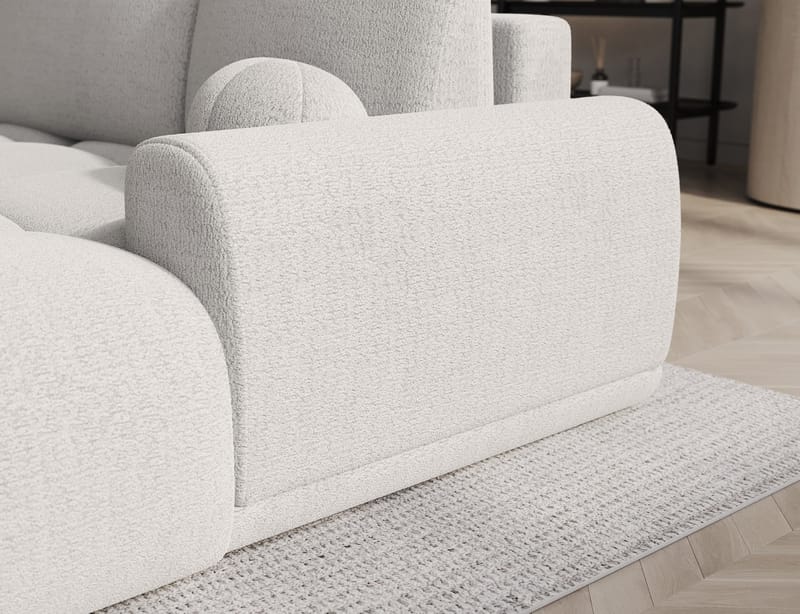 Vittario 3-sits Bubblig Bäddsoffa med Divan och förvaring Höger - Royal 01 - Möbler - Vardagsrum - Bäddsoffor - Hörnbäddsoffa