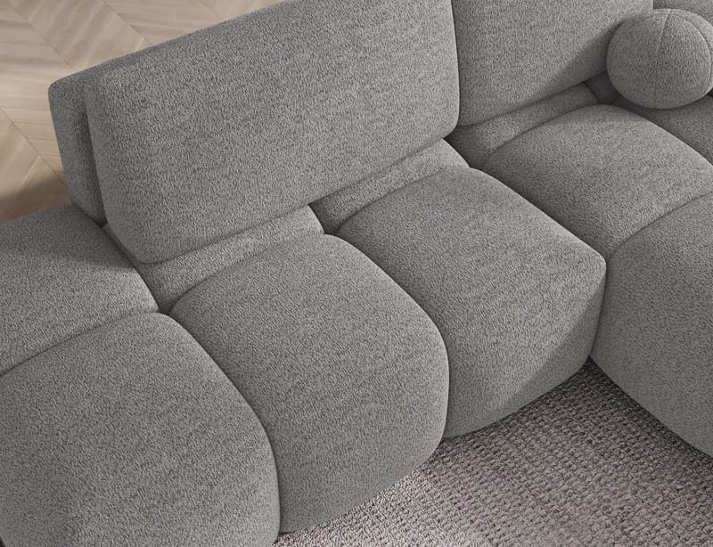 Vittario 3-sits Bubblig Bäddsoffa med Divan och förvaring Höger - Royal 04 - Möbler - Vardagsrum - Bäddsoffor - Hörnbäddsoffa