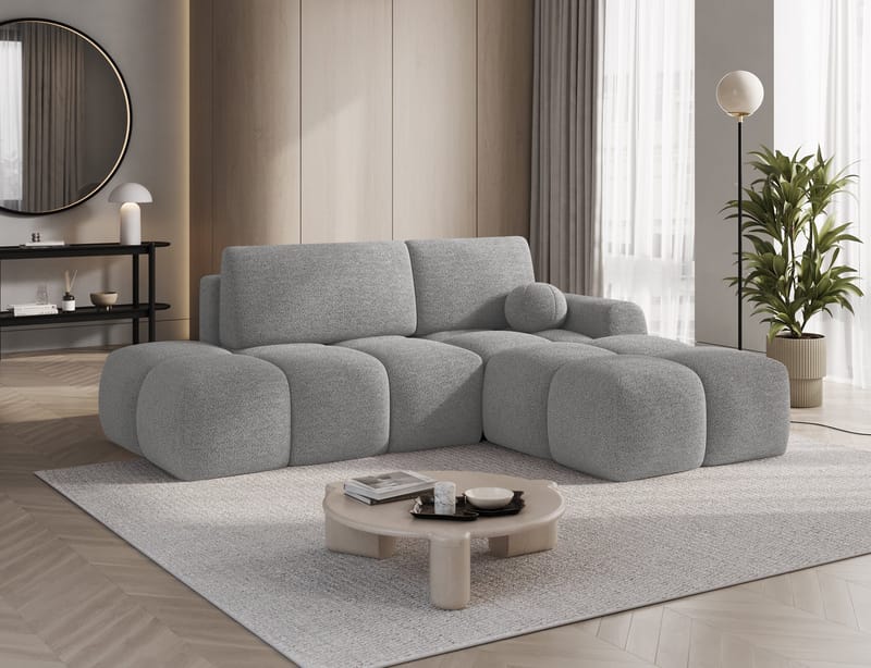 Vittario 3-sits Bubblig Bäddsoffa med Divan och förvaring Höger - Royal 04 - Möbler - Vardagsrum - Bäddsoffor - Hörnbäddsoffa