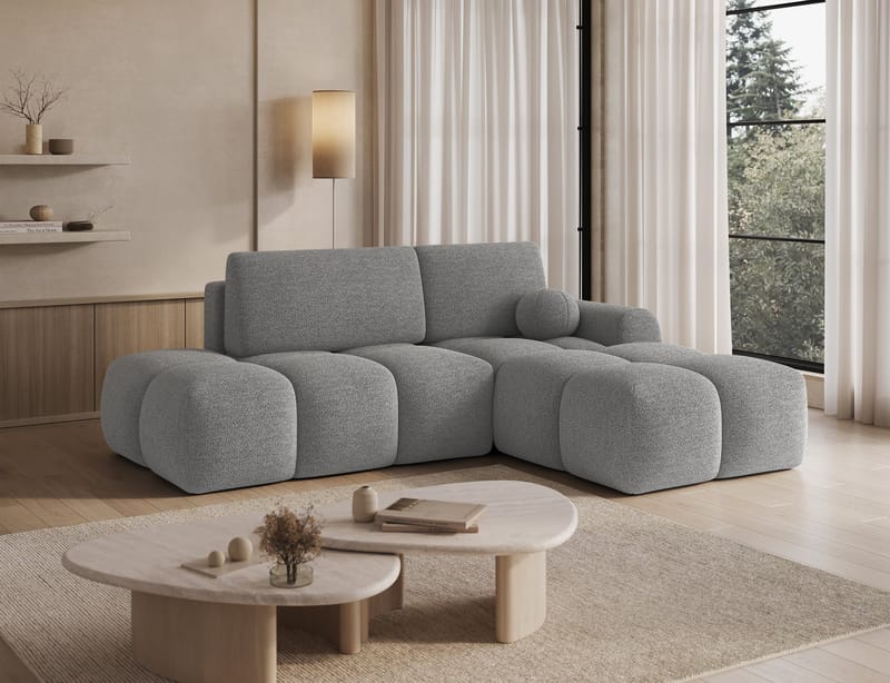 Vittario 3-sits Bubblig Bäddsoffa med Divan och förvaring Höger - Royal 04 - Möbler - Vardagsrum - Bäddsoffor - Hörnbäddsoffa