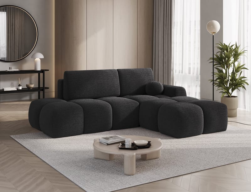 Vittario 3-sits Bubblig Bäddsoffa med Divan och förvaring Höger - Royal 05 - Möbler - Vardagsrum - Bäddsoffor - Hörnbäddsoffa