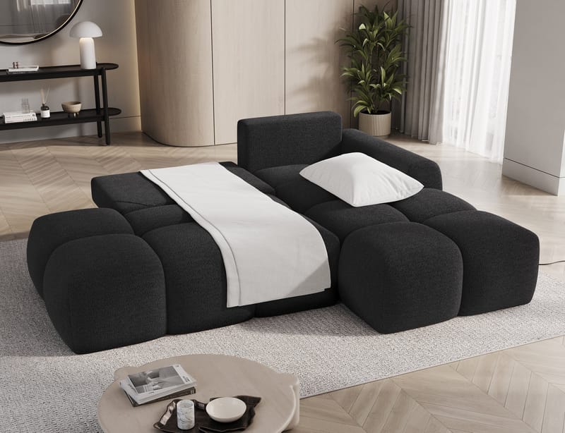Vittario 3-sits Bubblig Bäddsoffa med Divan och förvaring Höger - Royal 05 - Möbler - Vardagsrum - Bäddsoffor - Hörnbäddsoffa