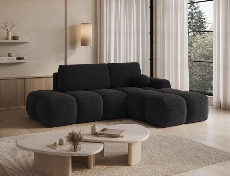 Vittario 3-sits Bubblig Bäddsoffa med Divan och förvaring Höger - Royal 05 - Möbler - Vardagsrum - Bäddsoffor - Hörnbäddsoffa