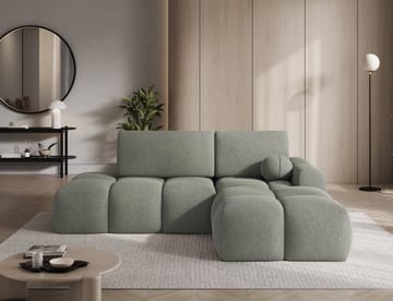 Vittario 3-sits Bubblig Bäddsoffa med Divan och förvaring Höger - Xillar 100 - Möbler - Vardagsrum - Bäddsoffor