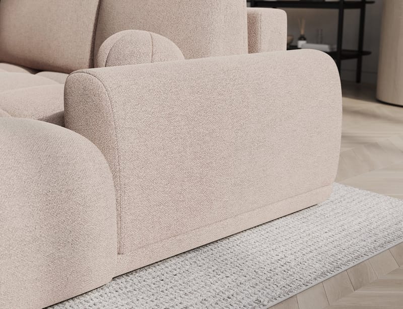 Vittario 3-sits Bubblig Bäddsoffa med Divan och förvaring Höger - Xillar 20 - Möbler - Vardagsrum - Bäddsoffor - Hörnbäddsoffa