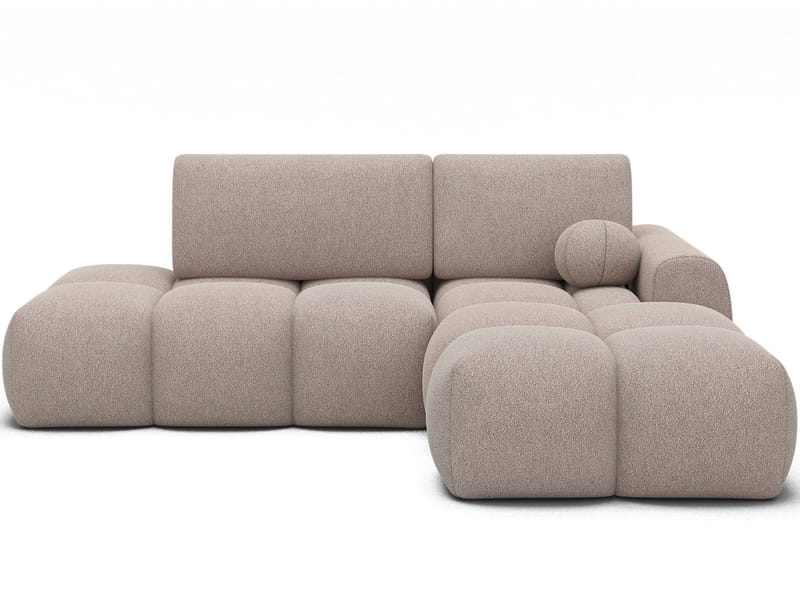 Vittario 3-sits Bubblig Bäddsoffa med Divan och förvaring Höger - Xillar 20 - Möbler - Vardagsrum - Bäddsoffor - Hörnbäddsoffa