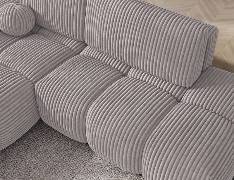Vittario 3-sits Bubblig Bäddsoffa med Divan och förvaring Vänster - Modullo 03 - Möbler - Vardagsrum - Bäddsoffor - Hörnbäddsoffa