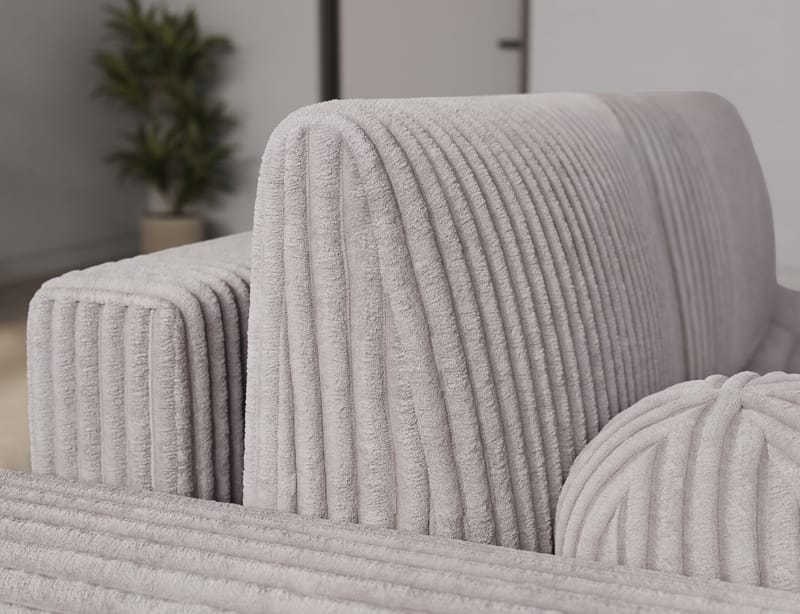 Vittario 3-sits Bubblig Bäddsoffa med Divan och förvaring Vänster - Modullo 03 - Möbler - Vardagsrum - Bäddsoffor - Hörnbäddsoffa
