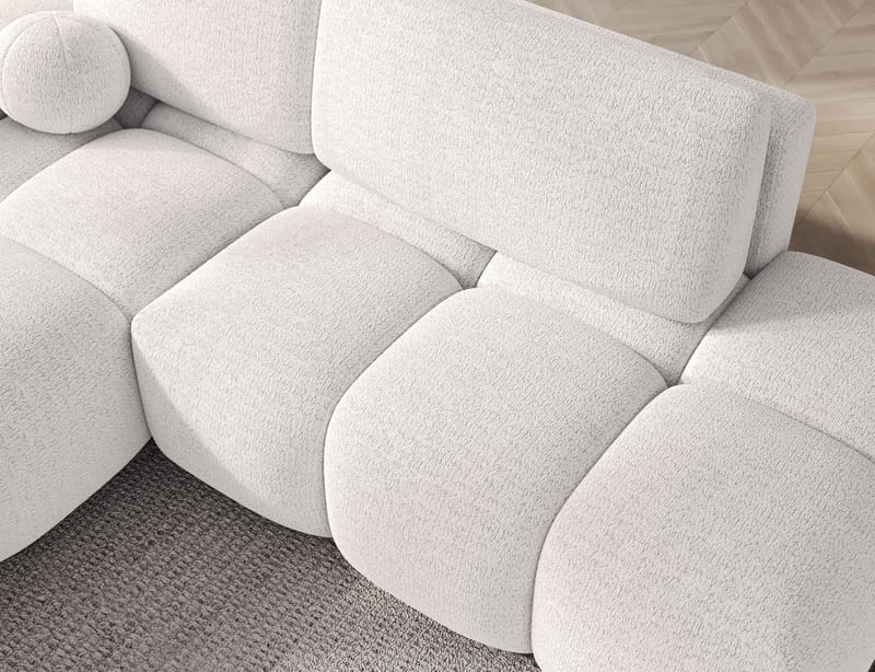 Vittario 3-sits Bubblig Bäddsoffa med Divan och förvaring Vänster - Royal 01 - Möbler - Vardagsrum - Bäddsoffor - Hörnbäddsoffa