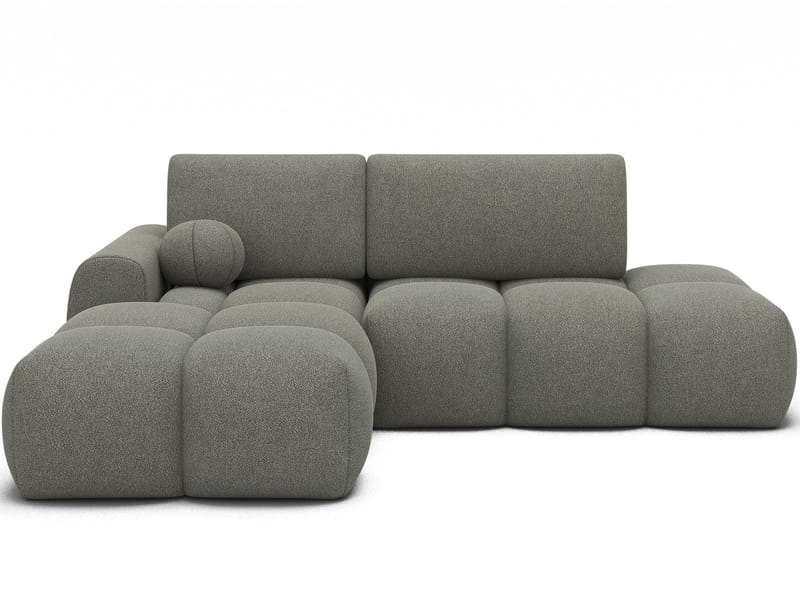Vittario 3-sits Bubblig Bäddsoffa med Divan och förvaring Vänster - Xillar 100 - Möbler - Vardagsrum - Bäddsoffor