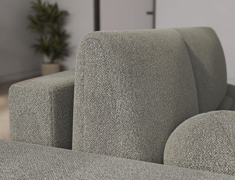 Vittario 3-sits Bubblig Bäddsoffa med Divan och förvaring Vänster - Xillar 100 - Möbler - Vardagsrum - Bäddsoffor