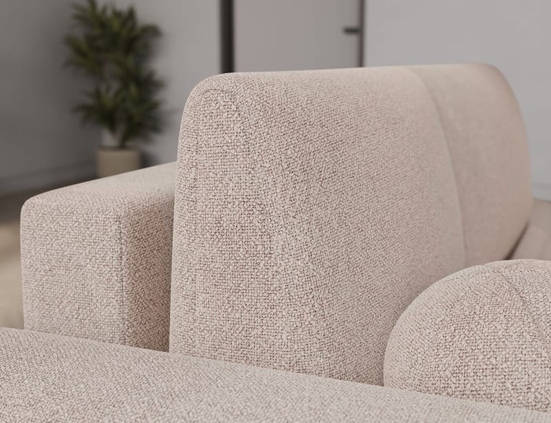Vittario 3-sits Bubblig Bäddsoffa med Divan och förvaring Vänster - Xillar 20 - Möbler - Vardagsrum - Bäddsoffor - Hörnbäddsoffa