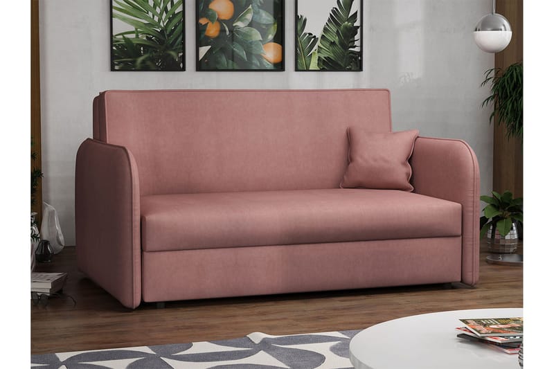 Viva Bäddsoffa - Rosa - Möbler - Vardagsrum - Fåtöljer - Bäddfåtöljer