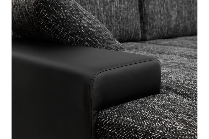VRIZO Bäddsoffa Dubbeldivan 4-sits 340x140 cm U-formad - Blå - Möbler - Vardagsrum - Bäddsoffor - U bäddsoffa