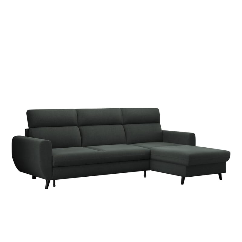 Vylon 3-sits Bäddsoffa med divan, grå