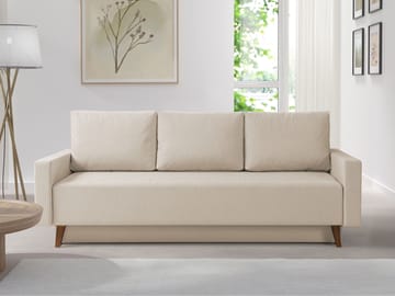 Waldsten 3-sits Bäddsoffa - Beige - Möbler - Vardagsrum - Bäddsoffor