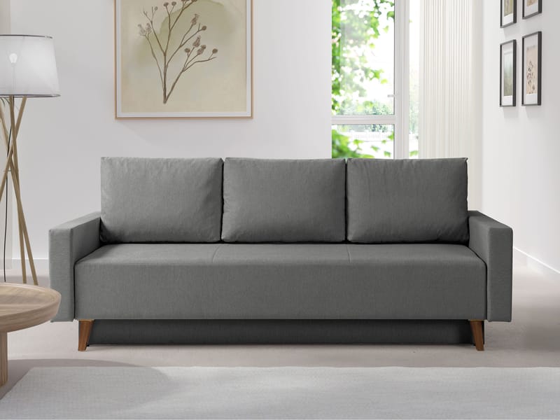Waldsten 3-sits Bäddsoffa - Grå - Möbler - Vardagsrum - Bäddsoffor