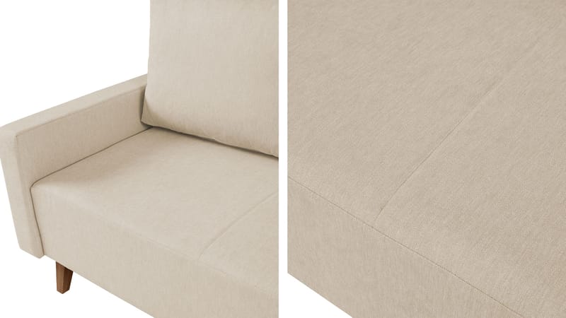 Waldsten 3-sits Bäddsoffa - Gul - Möbler - Vardagsrum - Bäddsoffor