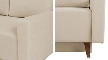 Waldsten 3-sits Bäddsoffa med Divan - Mörkgrön - Möbler - Vardagsrum - Bäddsoffor - Hörnbäddsoffa
