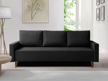 Waldsten 3-sits Bäddsoffa - Svart - Möbler - Vardagsrum - Bäddsoffor